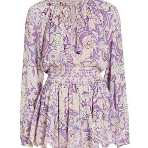 Hemant and Nandita Asia Floral Print Mini Dress